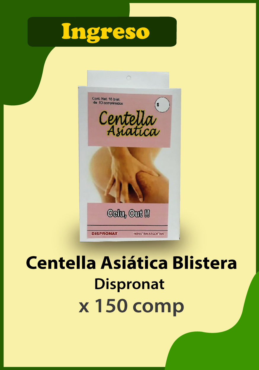 Novedades Productos DISPRONAT - Centella Asiatica BLISTERA X 150 comp